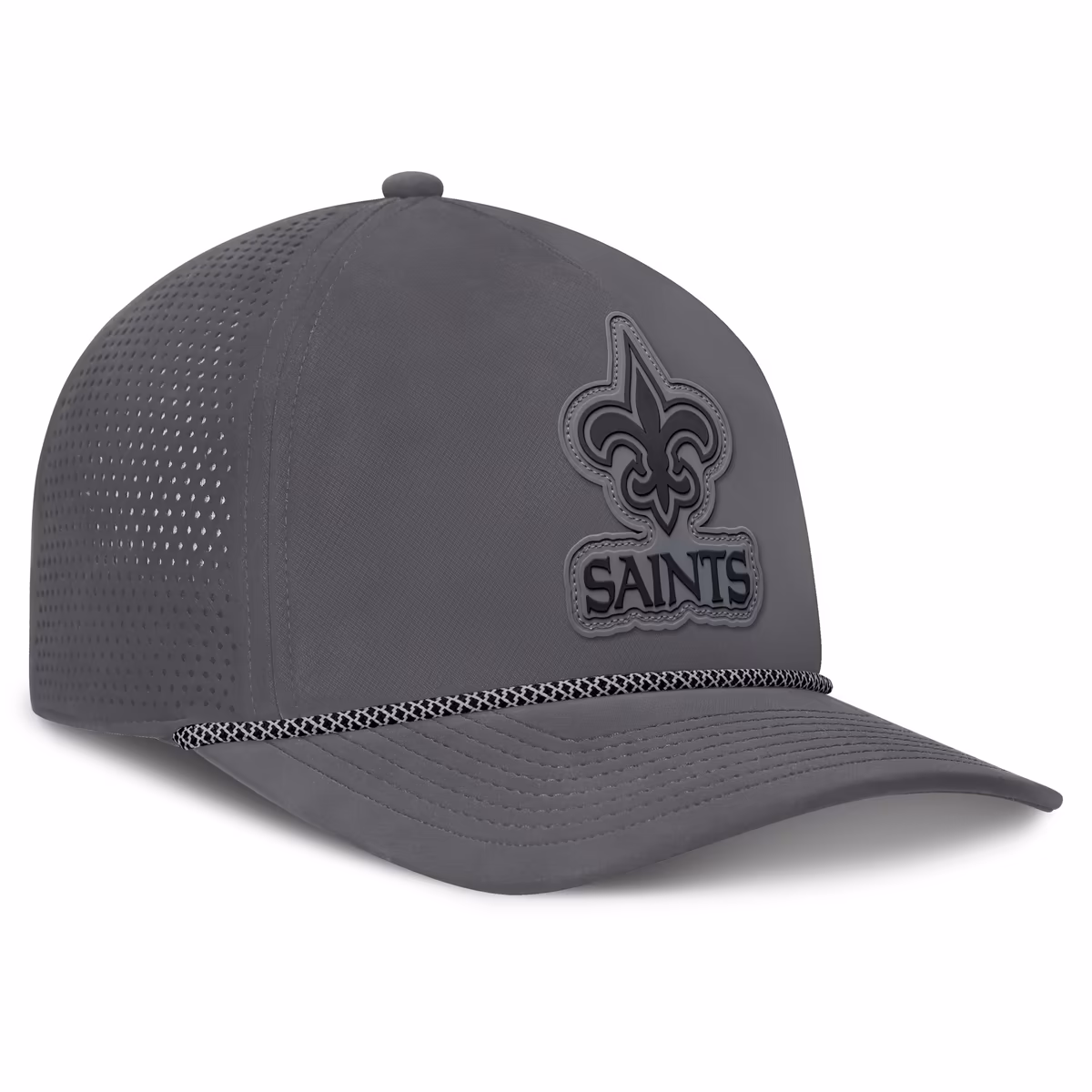 Men's Fanatics Graphite New Orleans Saints Captain Adjustable Hat 4 Men's Fanatics Graphite New Orleans Saints Captain Adjustable Hat