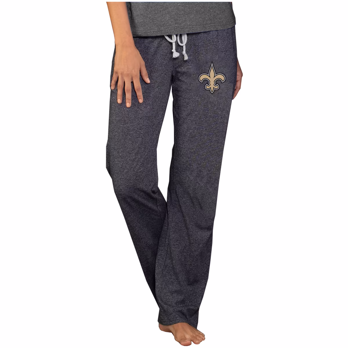 Women's Concepts Sport Charcoal New Orleans Saints Quest Knit Lightweight Lounge Pants 2 Women's Concepts Sport Charcoal New Orleans Saints Quest Knit Lightweight Lounge Pants