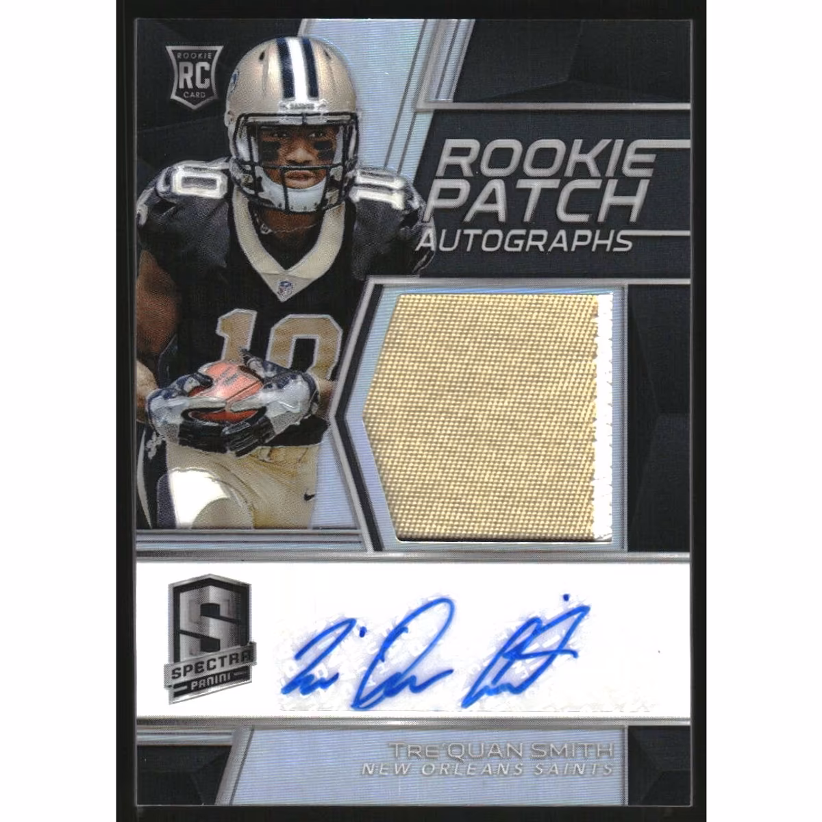 2018 Panini Spectra #235 Tre'Quan Smith JSY AU RC