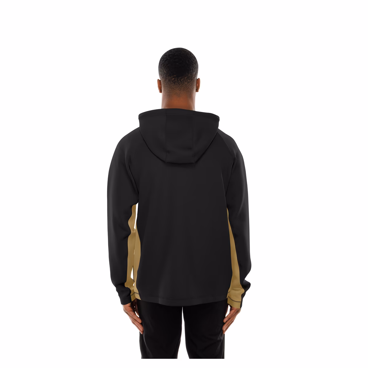 Men's New Era Black New Orleans Saints Combine Authentic Raglan Scuba Full-Zip Hoodie 6 Men's New Era Black New Orleans Saints Combine Authentic Raglan Scuba Full-Zip Hoodie