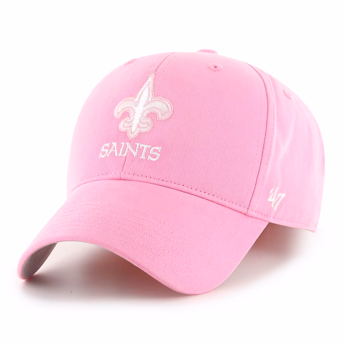 Girls Youth '47 Pink New Orleans Saints Rose MVP Adjustable Hat