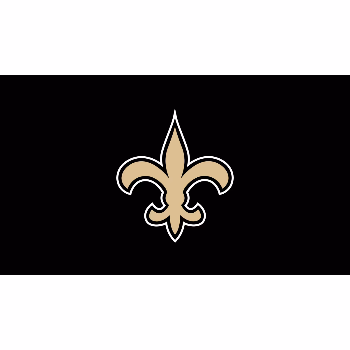 New Orleans Saints 28" x 16" Turf Mat 10 New Orleans Saints 28" x 16" Turf Mat