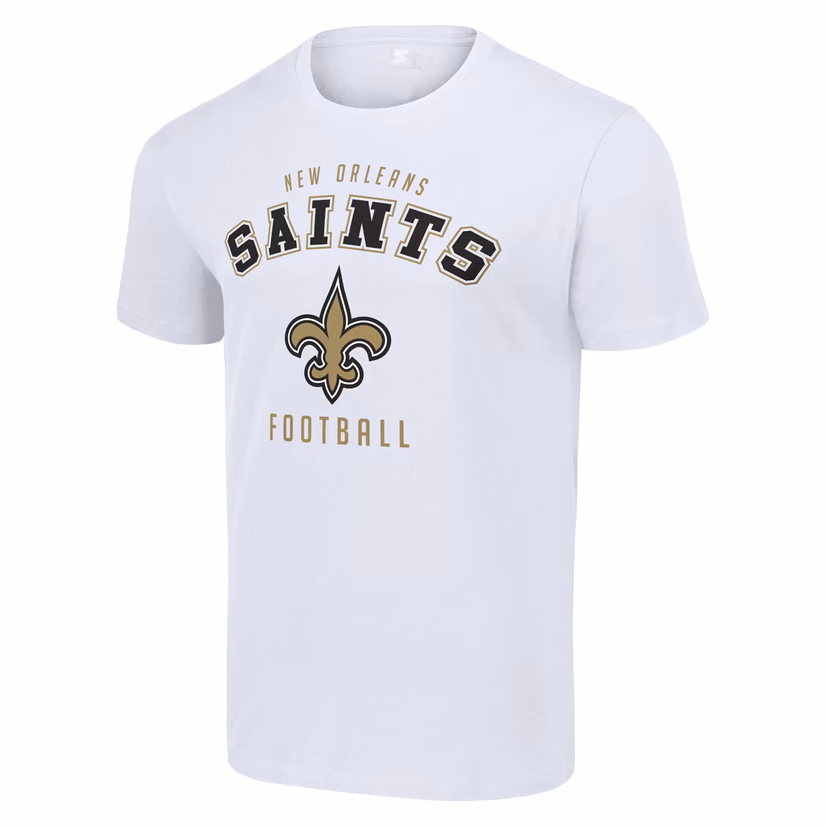 Men's Starter White New Orleans Saints Logo T-Shirt 3 Men's Starter White New Orleans Saints Logo T-Shirt