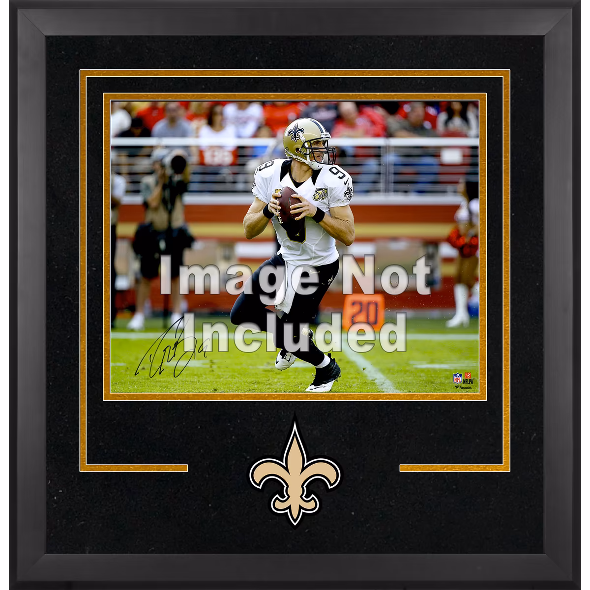 New Orleans Saints Deluxe 16'' x 20'' Horizontal Photograph Frame with Team Logo 1 New Orleans Saints Deluxe 16'' x 20'' Horizontal Photograph Frame with Team Logo