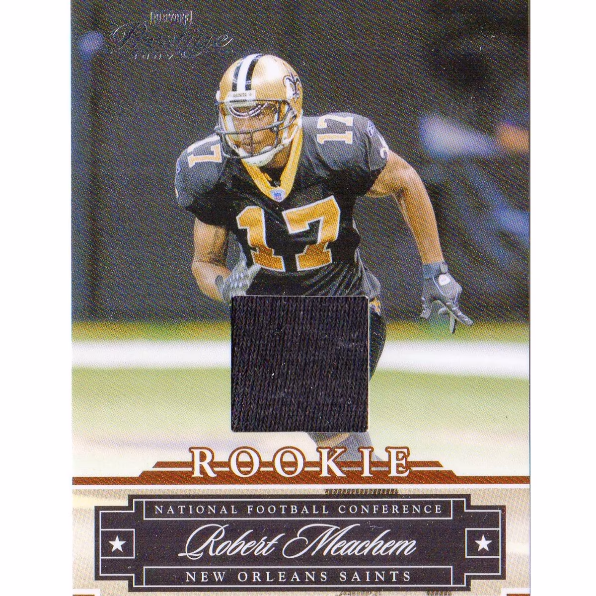 2008 Playoff Prestige Rookie Review Materials #168 Robert Meachem 6 2008 Playoff Prestige Rookie Review Materials #168 Robert Meachem