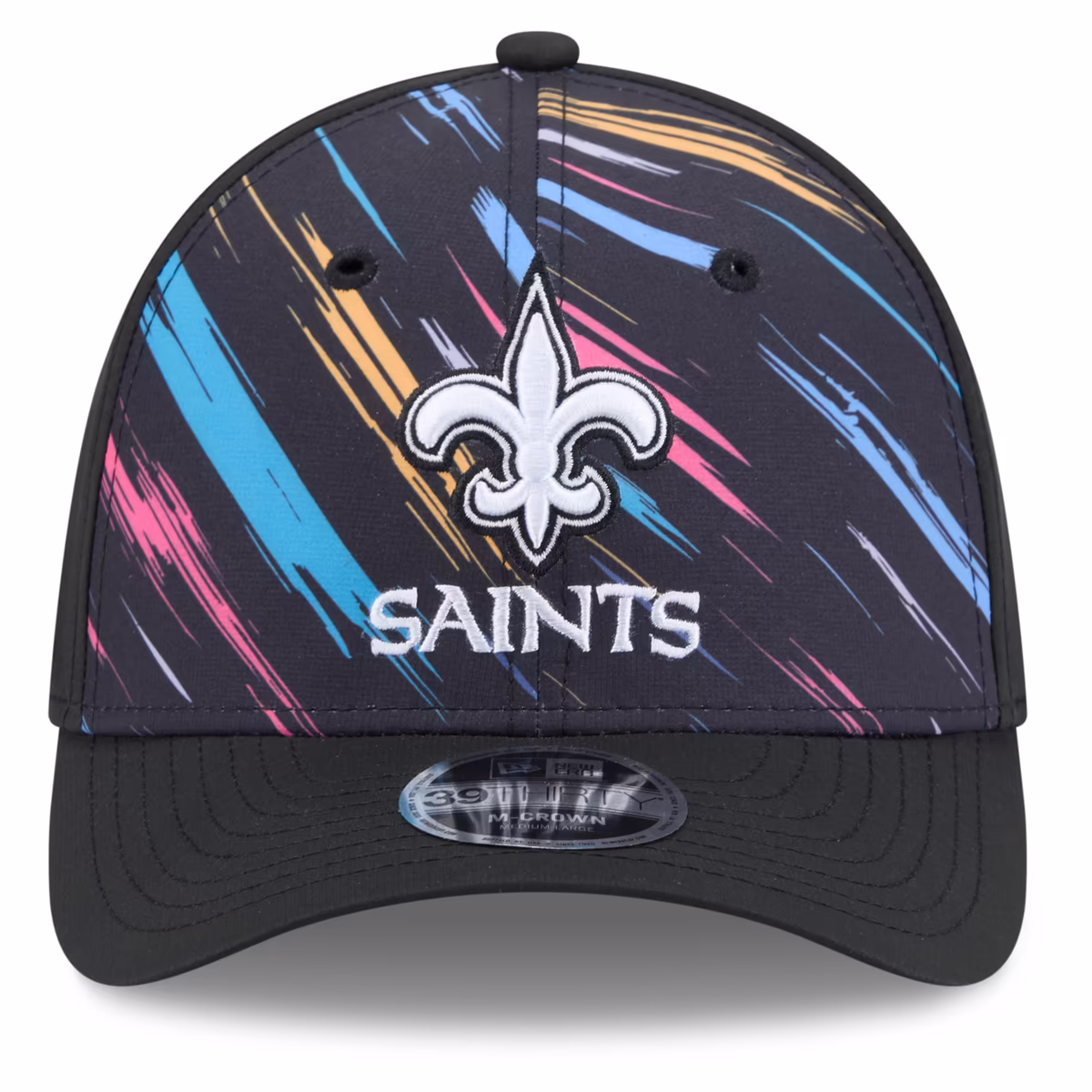 Men's New Era Black New Orleans Saints 2026 NFL Crucial Catch 39THIRTY M-Crown Stretch Hat 3 Men's New Era Black New Orleans Saints 2026 NFL Crucial Catch 39THIRTY M-Crown Stretch Hat