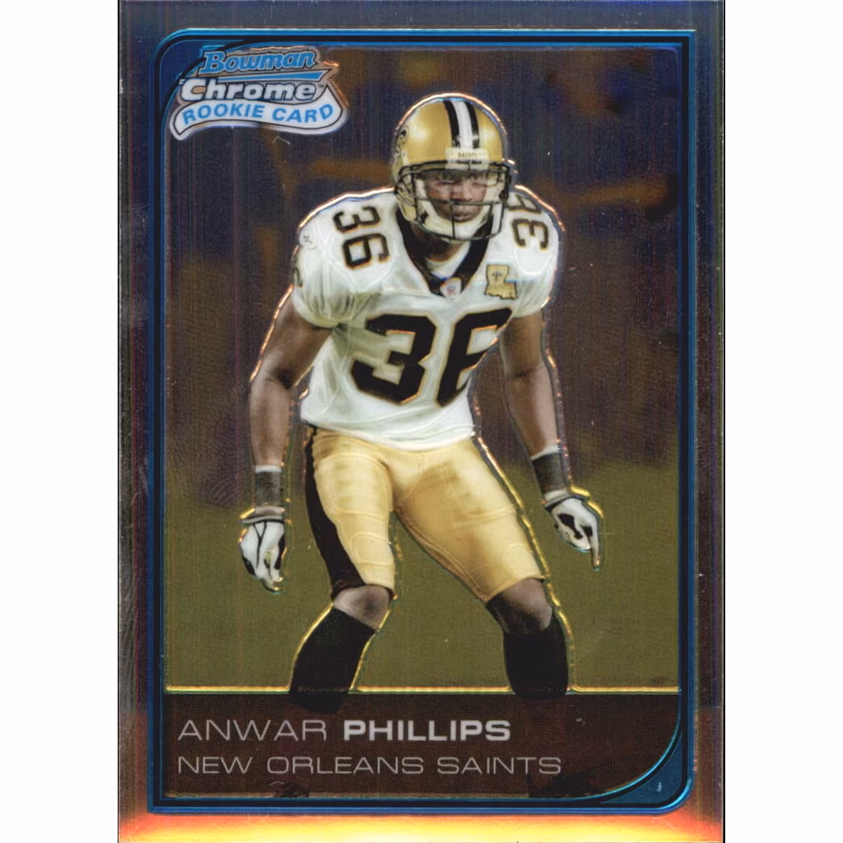2006 Bowman Chrome Uncirculated Rookies #271 Anwar Phillips 11 2006 Bowman Chrome Uncirculated Rookies #271 Anwar Phillips