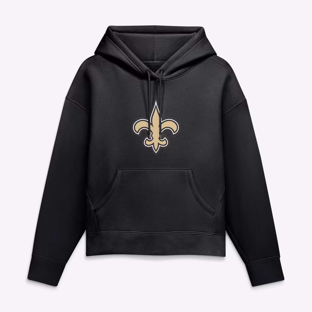 Women's Fanatics Black New Orleans Saints Relaxed High Hip Essential Legacy Hoodie 1 Women's Fanatics Black New Orleans Saints Relaxed High Hip Essential Legacy Hoodie