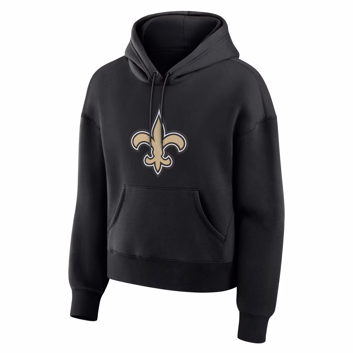 Women's Fanatics Black New Orleans Saints Relaxed High Hip Essential Legacy Hoodie 4 Women's Fanatics Black New Orleans Saints Relaxed High Hip Essential Legacy Hoodie