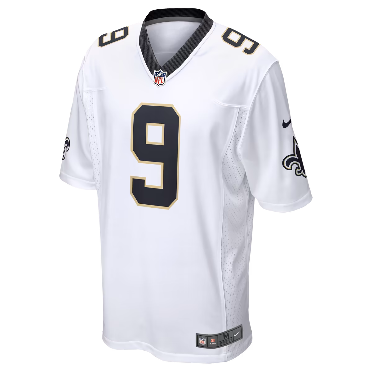 Men's Nike Drew Brees White New Orleans Saints Game Jersey 3 Men's Nike Drew Brees White New Orleans Saints Game Jersey