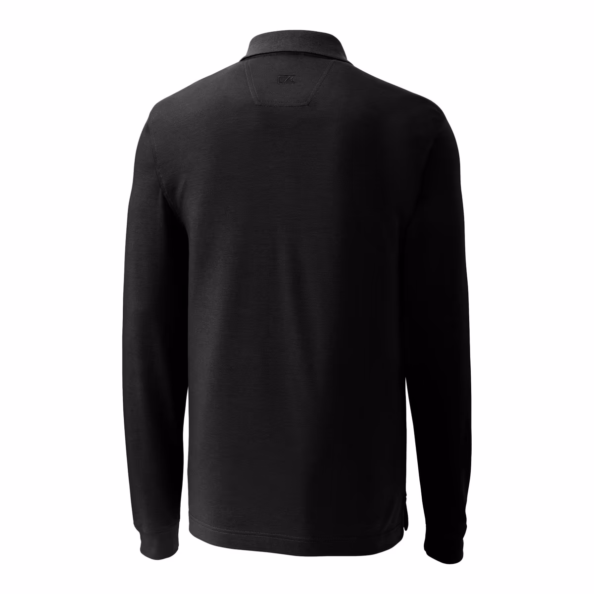 Men's Cutter & Buck Black New Orleans Saints Advantage Tri-Blend Pique Long Sleeve Throwback Polo 4 Men's Cutter & Buck Black New Orleans Saints Advantage Tri-Blend Pique Long Sleeve Throwback Polo