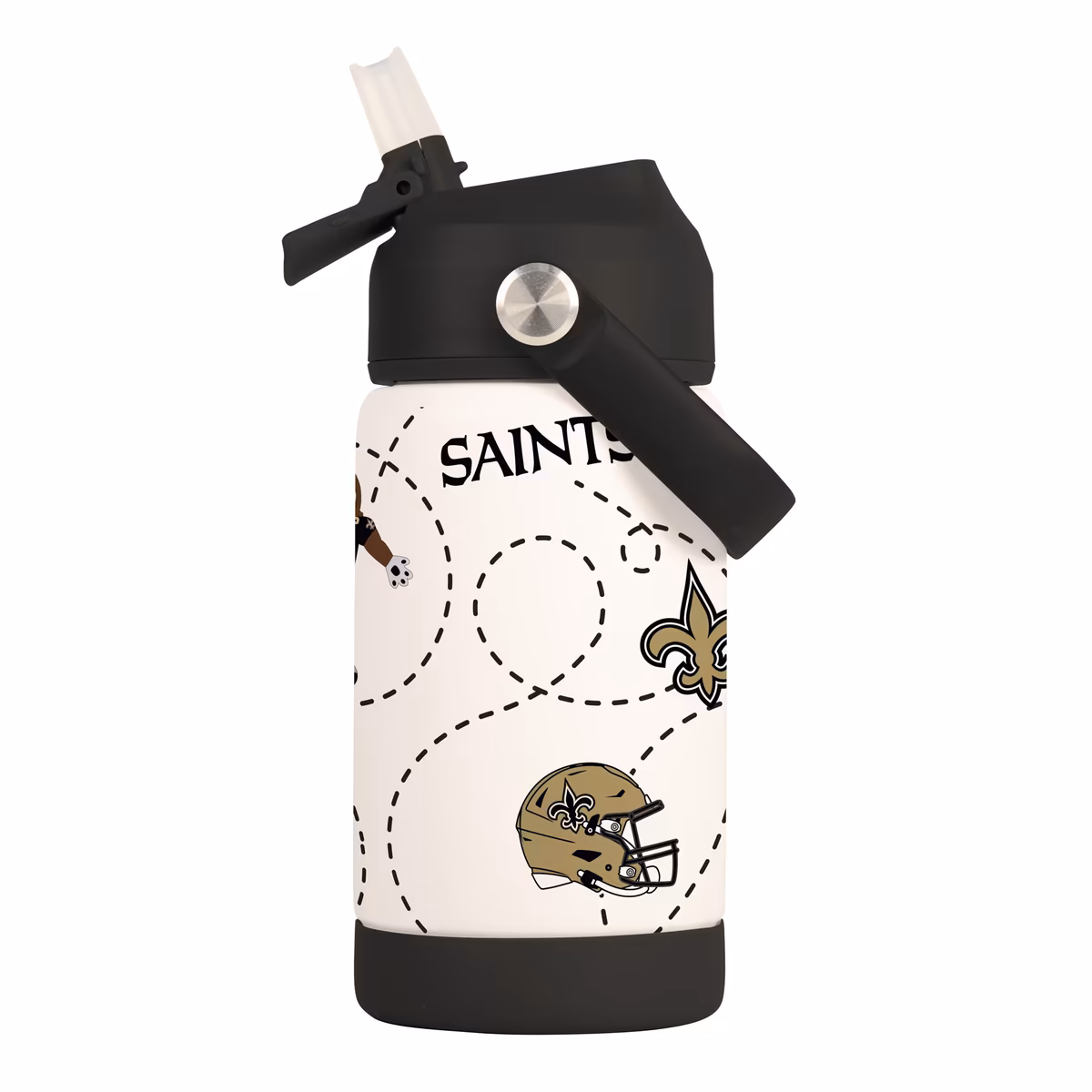 Logo Brands New Orleans Saints 12oz. Mascot Bottle