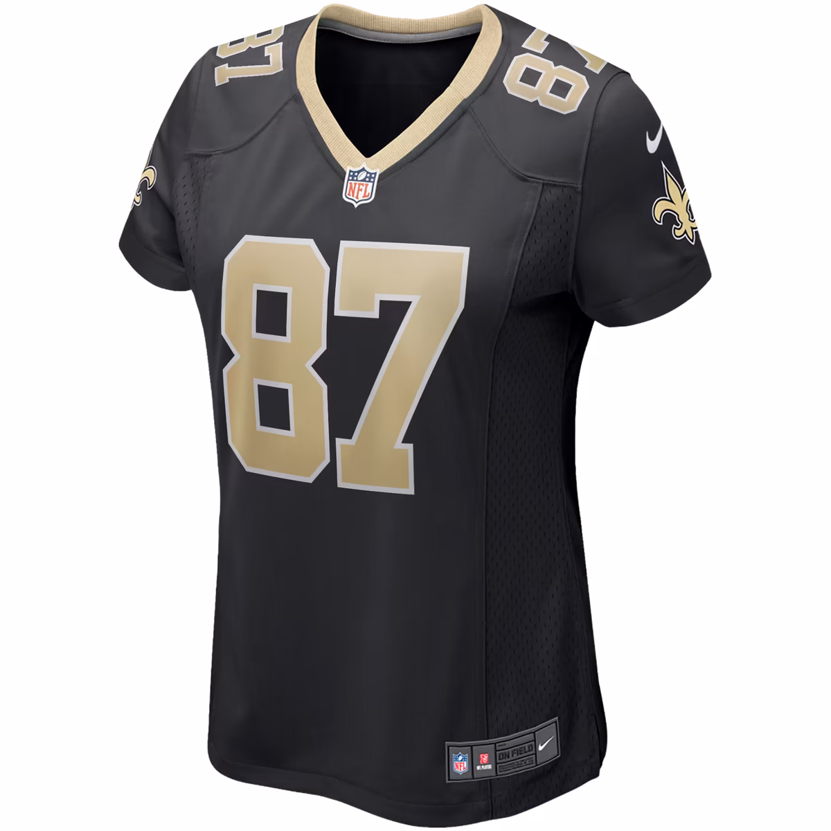 Women's Nike Joe Horn Black New Orleans Saints Game Retired Player Jersey 3 Women's Nike Joe Horn Black New Orleans Saints Game Retired Player Jersey