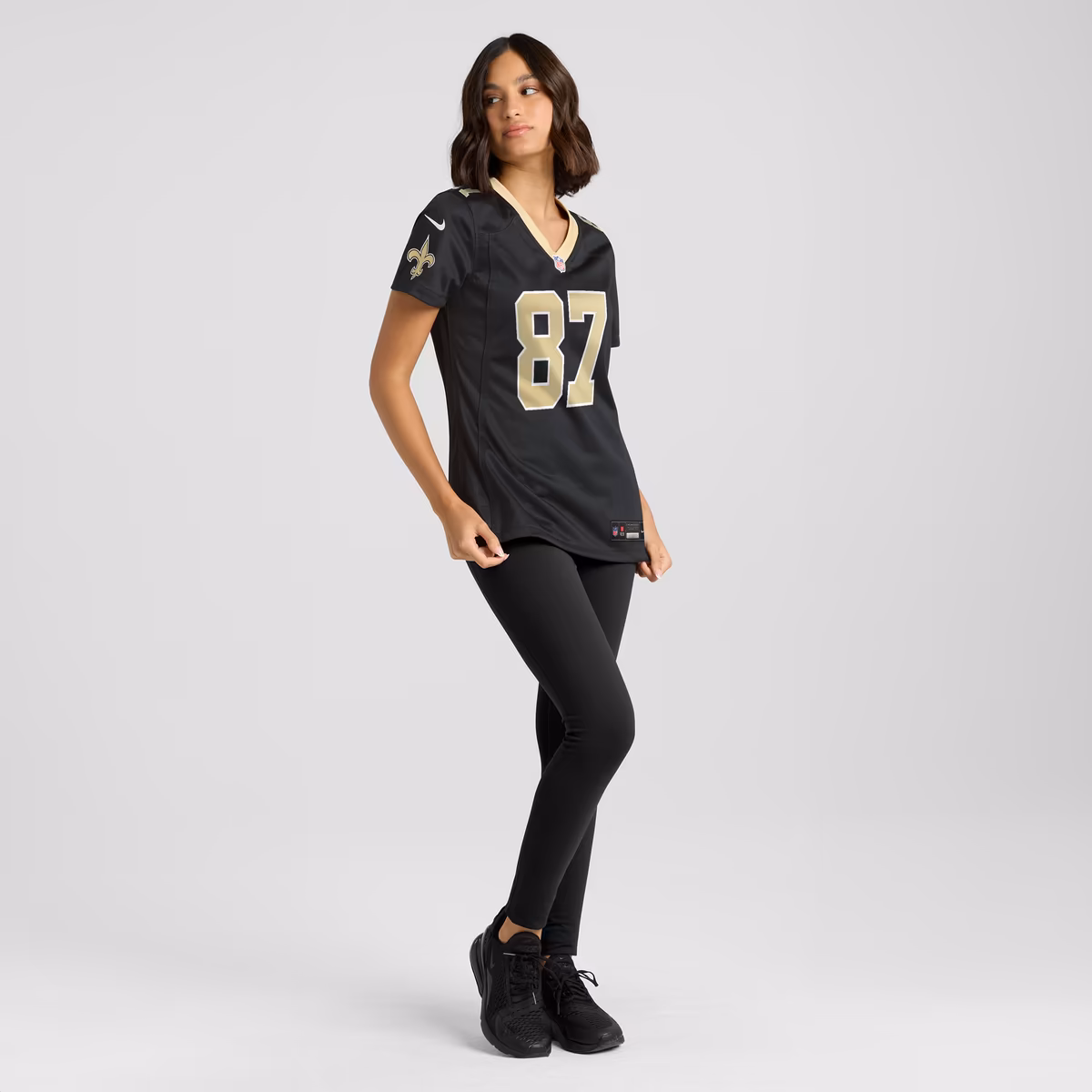 Women's Nike Joe Horn Black New Orleans Saints Game Retired Player Jersey 5 Women's Nike Joe Horn Black New Orleans Saints Game Retired Player Jersey