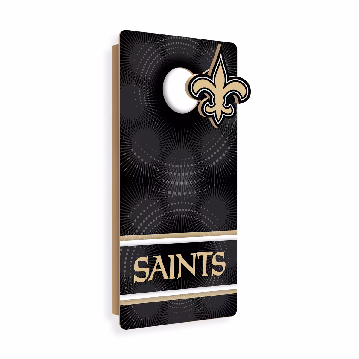 New Orleans Saints Wall Hanging Cornhole Board 20 New Orleans Saints Wall Hanging Cornhole Board