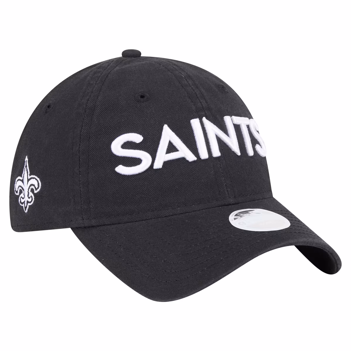 Women's New Era Black New Orleans Saints Cece 9TWENTY Adjustable Hat 1 Women's New Era Black New Orleans Saints Cece 9TWENTY Adjustable Hat