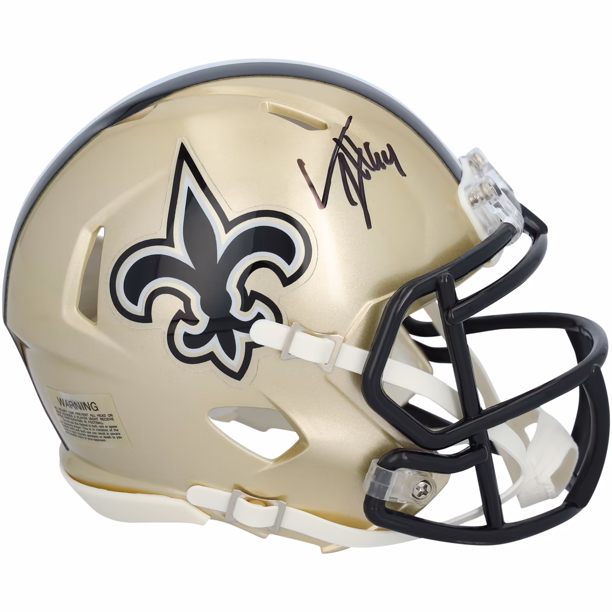 Cameron Jordan New Orleans Saints Autographed Riddell Speed Mini Helmet