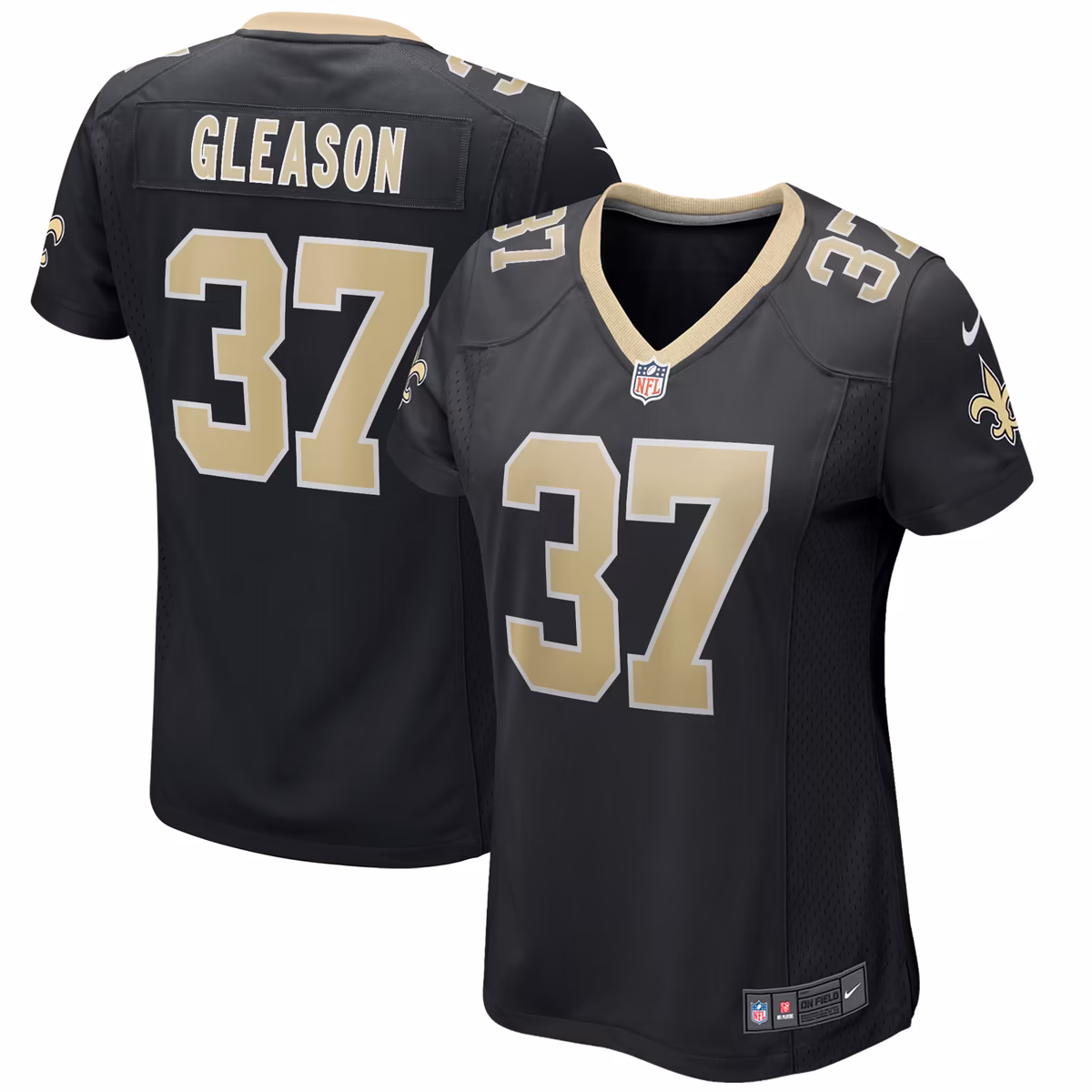 Women's Nike Steve Gleason Black New Orleans Saints Game Retired Player Jersey 2 Women's Nike Steve Gleason Black New Orleans Saints Game Retired Player Jersey
