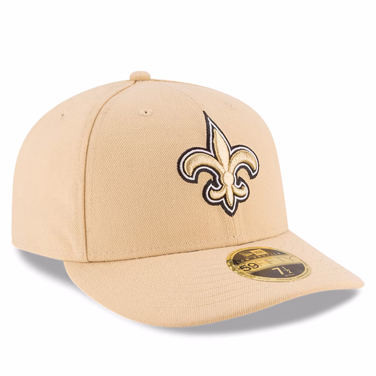Men's New Era Gold New Orleans Saints Omaha Low Profile 59FIFTY Structured Hat 4 Men's New Era Gold New Orleans Saints Omaha Low Profile 59FIFTY Structured Hat
