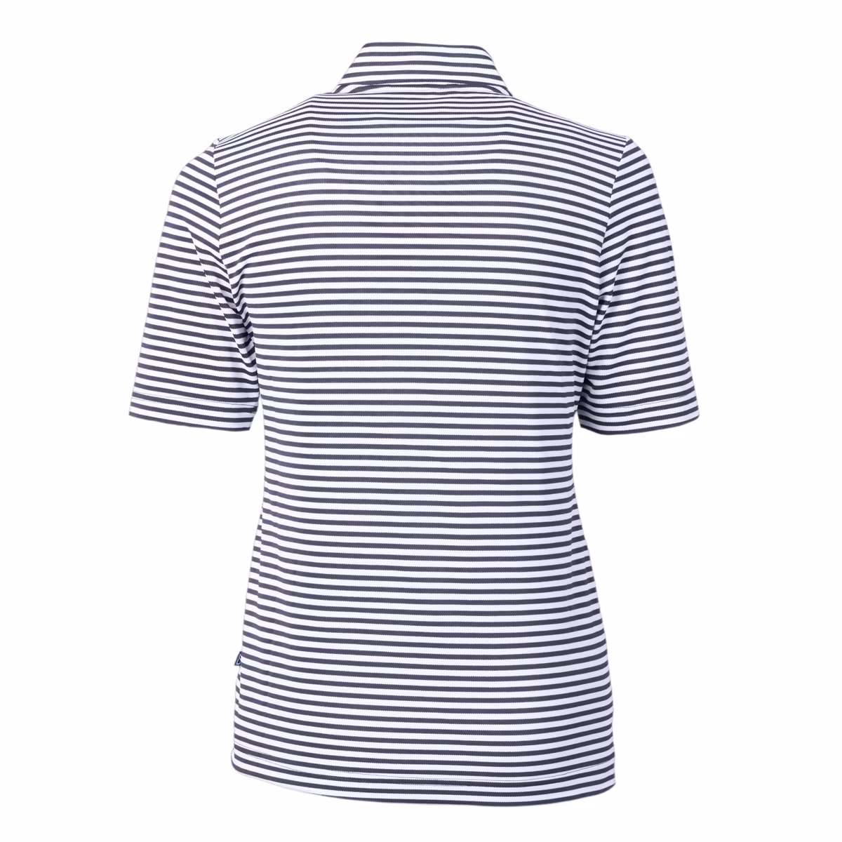 Women's Cutter & Buck Navy New Orleans Saints DryTec Virtue Eco Pique Stripe Recycled Polo 4 Women's Cutter & Buck Navy New Orleans Saints DryTec Virtue Eco Pique Stripe Recycled Polo