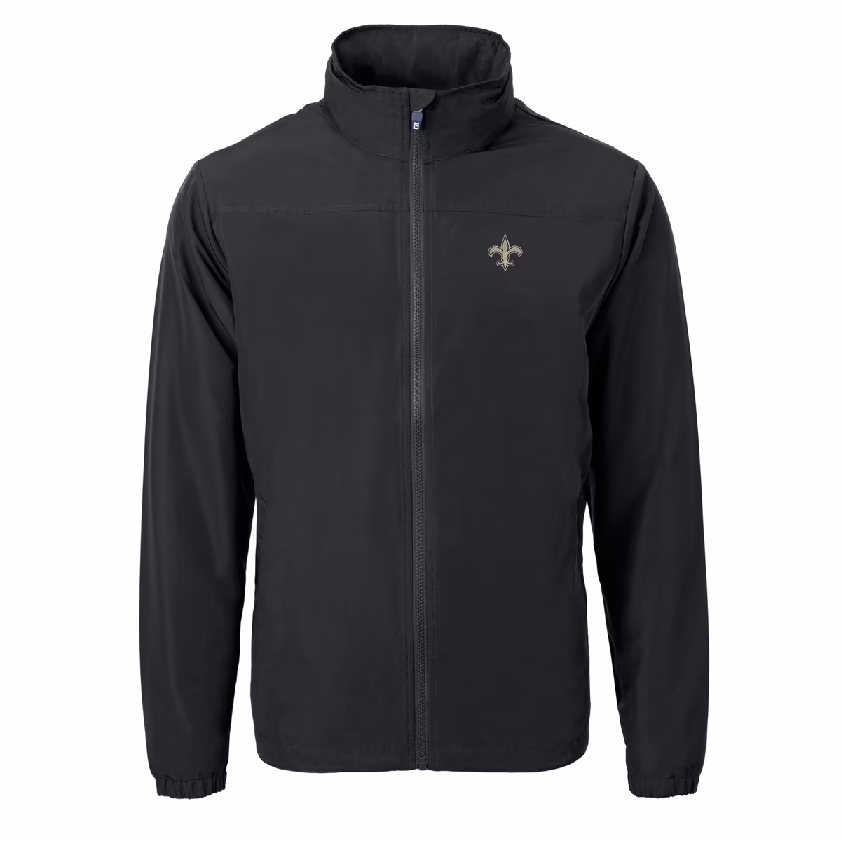 Men's Cutter & Buck Black New Orleans Saints Big & Tall Charter Eco Knit Recycled Full-Zip Jacket 3 Men's Cutter & Buck Black New Orleans Saints Big & Tall Charter Eco Knit Recycled Full-Zip Jacket