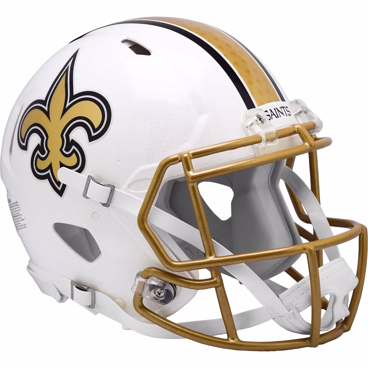 New Orleans Saints Riddell 2025 On-Field Alternate Speed Authentic Helmet 2 New Orleans Saints Riddell 2025 On-Field Alternate Speed Authentic Helmet
