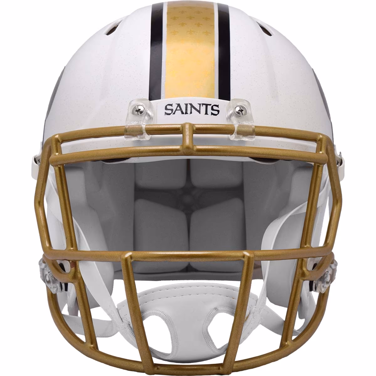 New Orleans Saints Riddell 2025 On-Field Alternate Speed Authentic Helmet 3 New Orleans Saints Riddell 2025 On-Field Alternate Speed Authentic Helmet