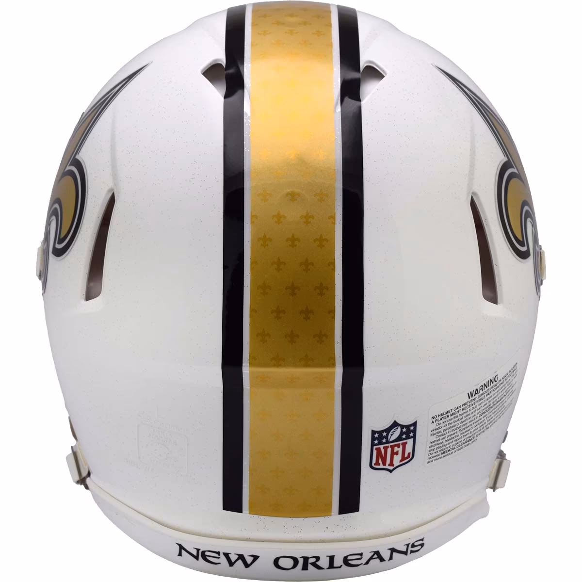 New Orleans Saints Riddell 2025 On-Field Alternate Speed Authentic Helmet 4 New Orleans Saints Riddell 2025 On-Field Alternate Speed Authentic Helmet