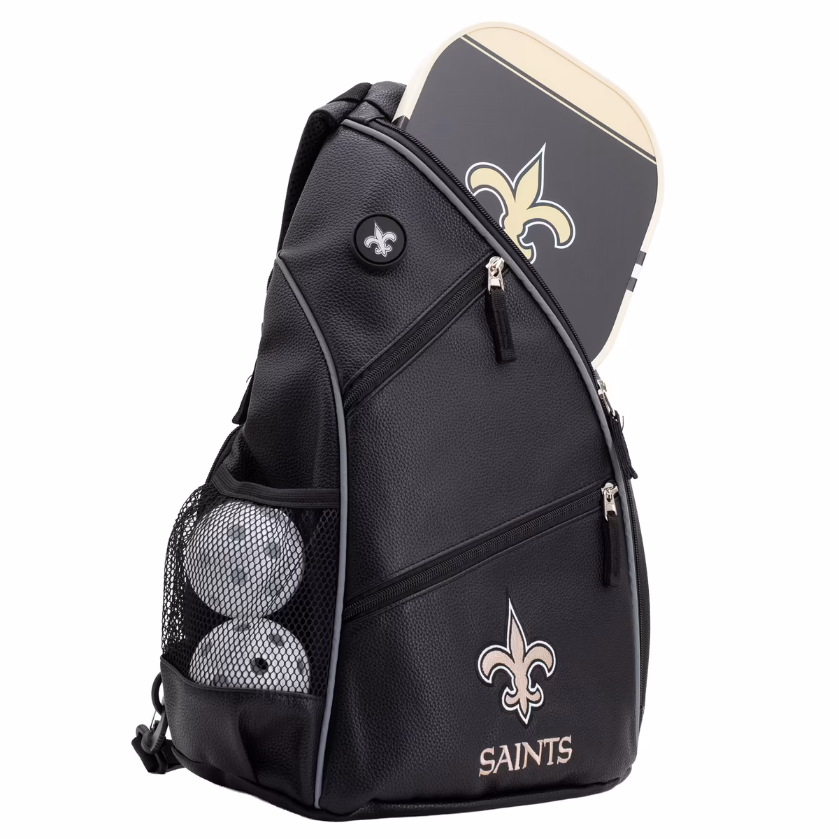 New Orleans Saints Embroidered Team Pickleball Backpack 2 New Orleans Saints Embroidered Team Pickleball Backpack