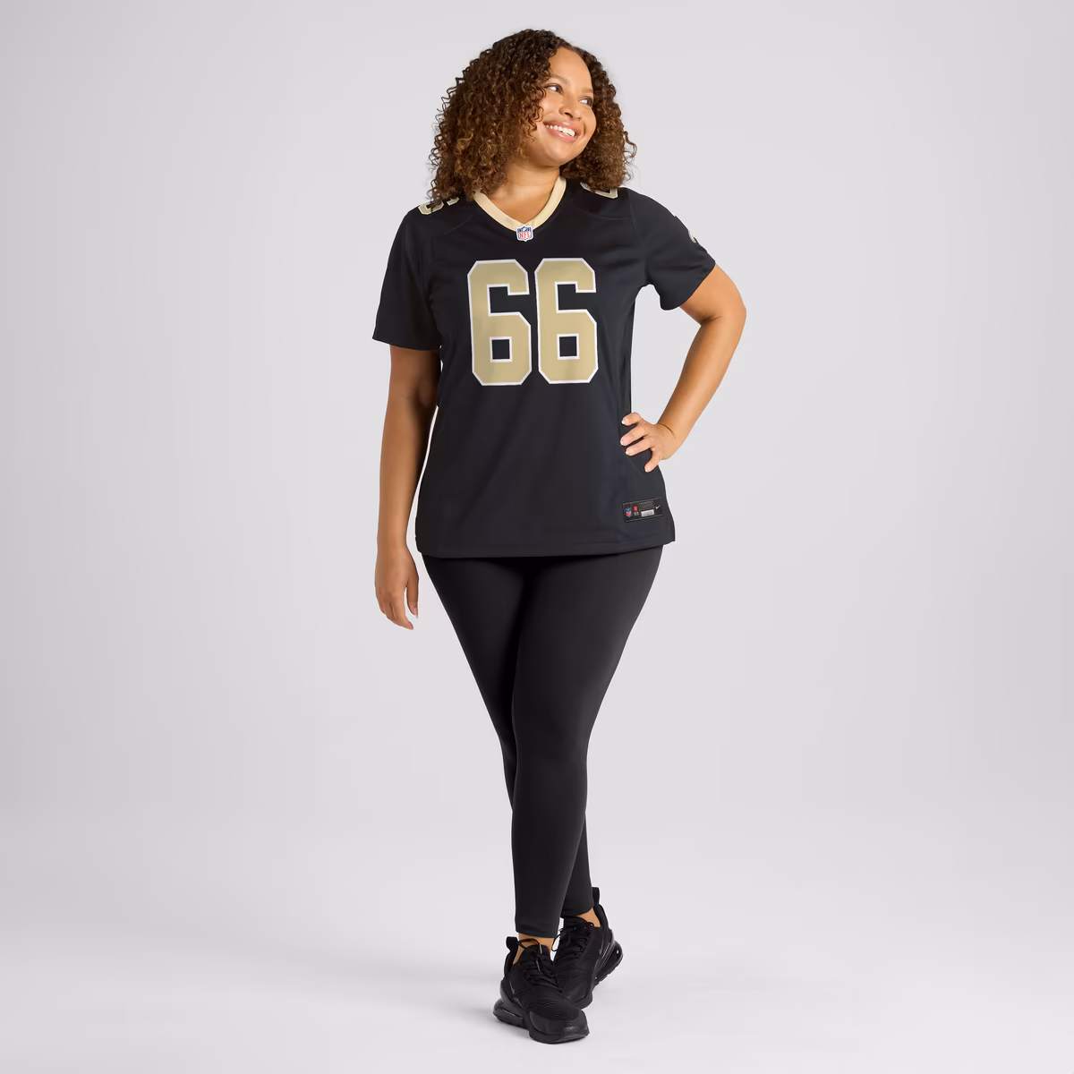 Women's Nike William Sherman Black New Orleans Saints Team Game Jersey 7 Women's Nike William Sherman Black New Orleans Saints Team Game Jersey