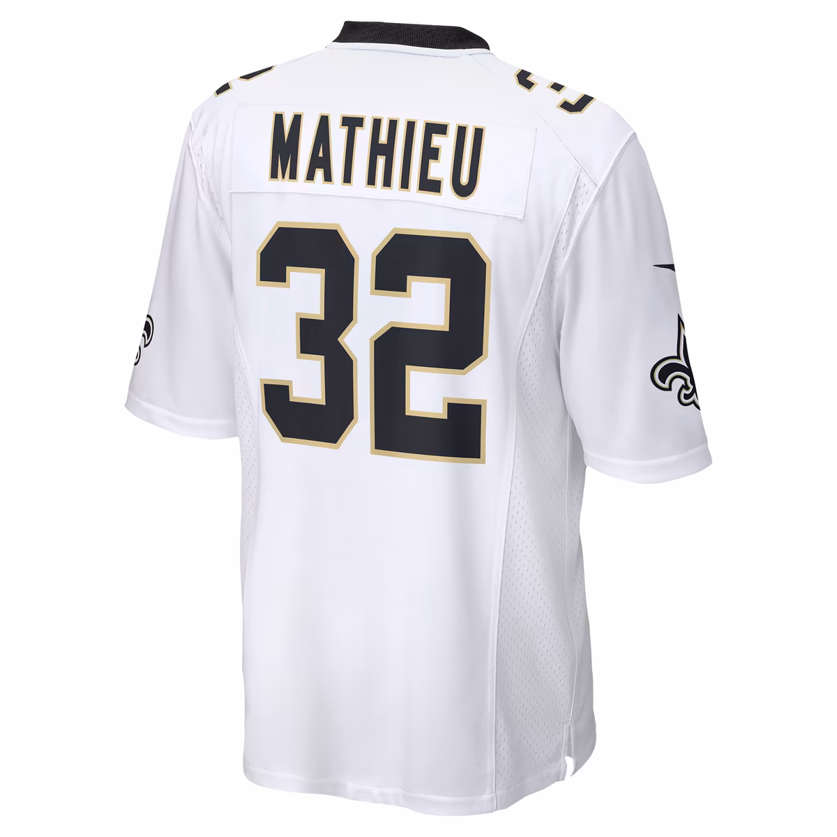 Men's Nike Tyrann Mathieu White New Orleans Saints Game Jersey 4 Men's Nike Tyrann Mathieu White New Orleans Saints Game Jersey