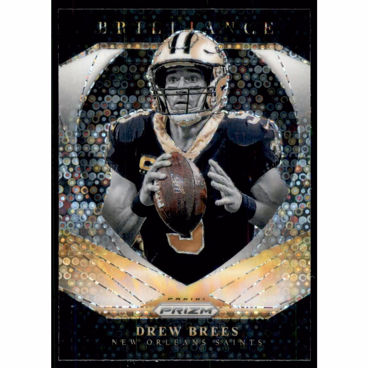 2020 Panini Prizm Brilliance Prizms No Huddle #8 Drew Brees
