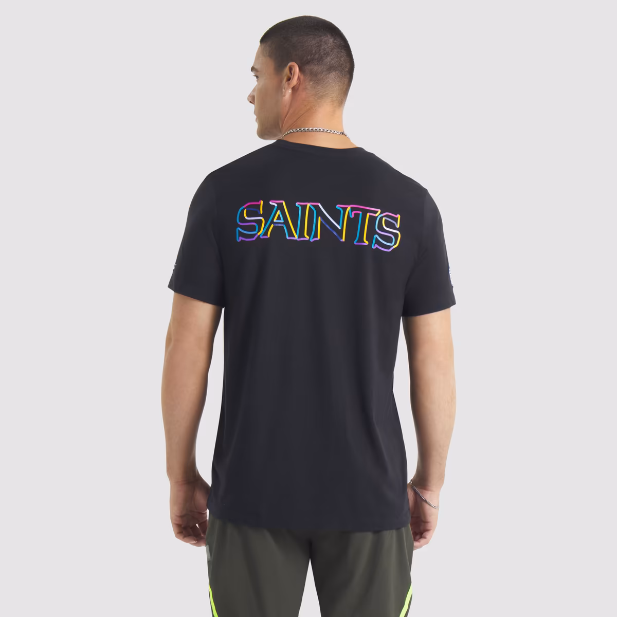 Men's Nike Black New Orleans Saints 2025 NFL Crucial Catch Tri-Blend Dri-FIT T-Shirt 3 Men's Nike Black New Orleans Saints 2025 NFL Crucial Catch Tri-Blend Dri-FIT T-Shirt