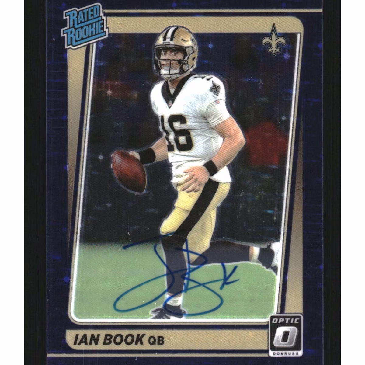 2021 Donruss Optic Rated Rookies RPS Autographs Purple Stars #227 Ian Book 7 2021 Donruss Optic Rated Rookies RPS Autographs Purple Stars #227 Ian Book