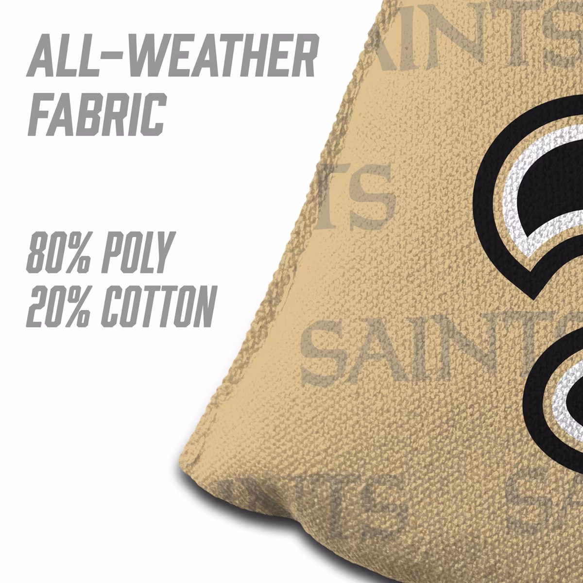 Fanpoint New Orleans Saints Four-Piece Cornhole Bag Set 6 Fanpoint New Orleans Saints Four-Piece Cornhole Bag Set