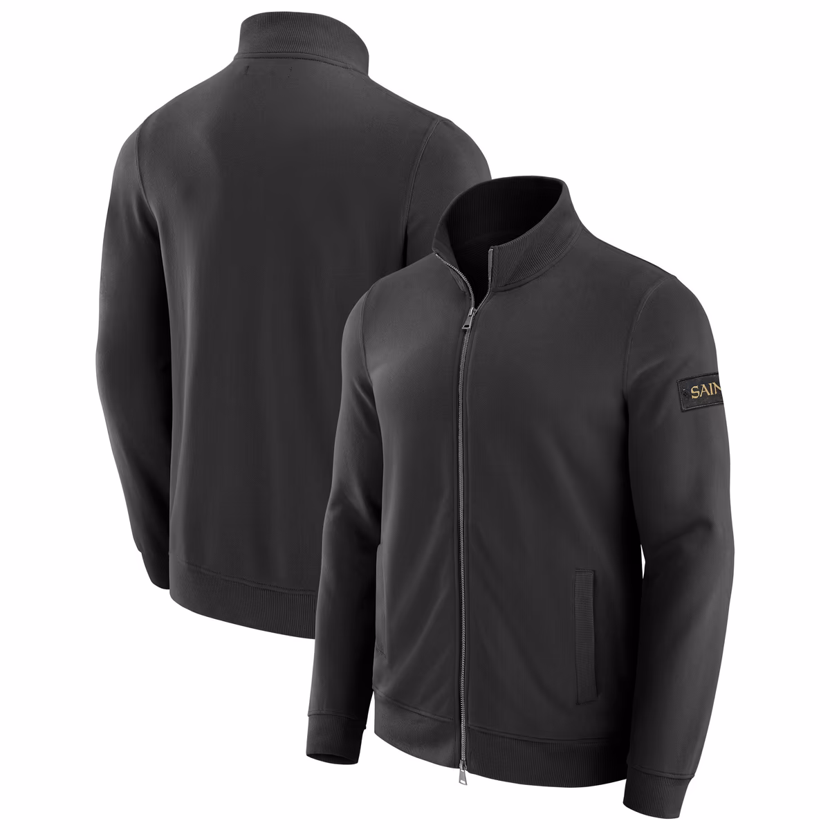 Men's J. Palmer Black New Orleans Saints QB1 Full-Zip Sweatshirt 1 Men's J. Palmer Black New Orleans Saints QB1 Full-Zip Sweatshirt