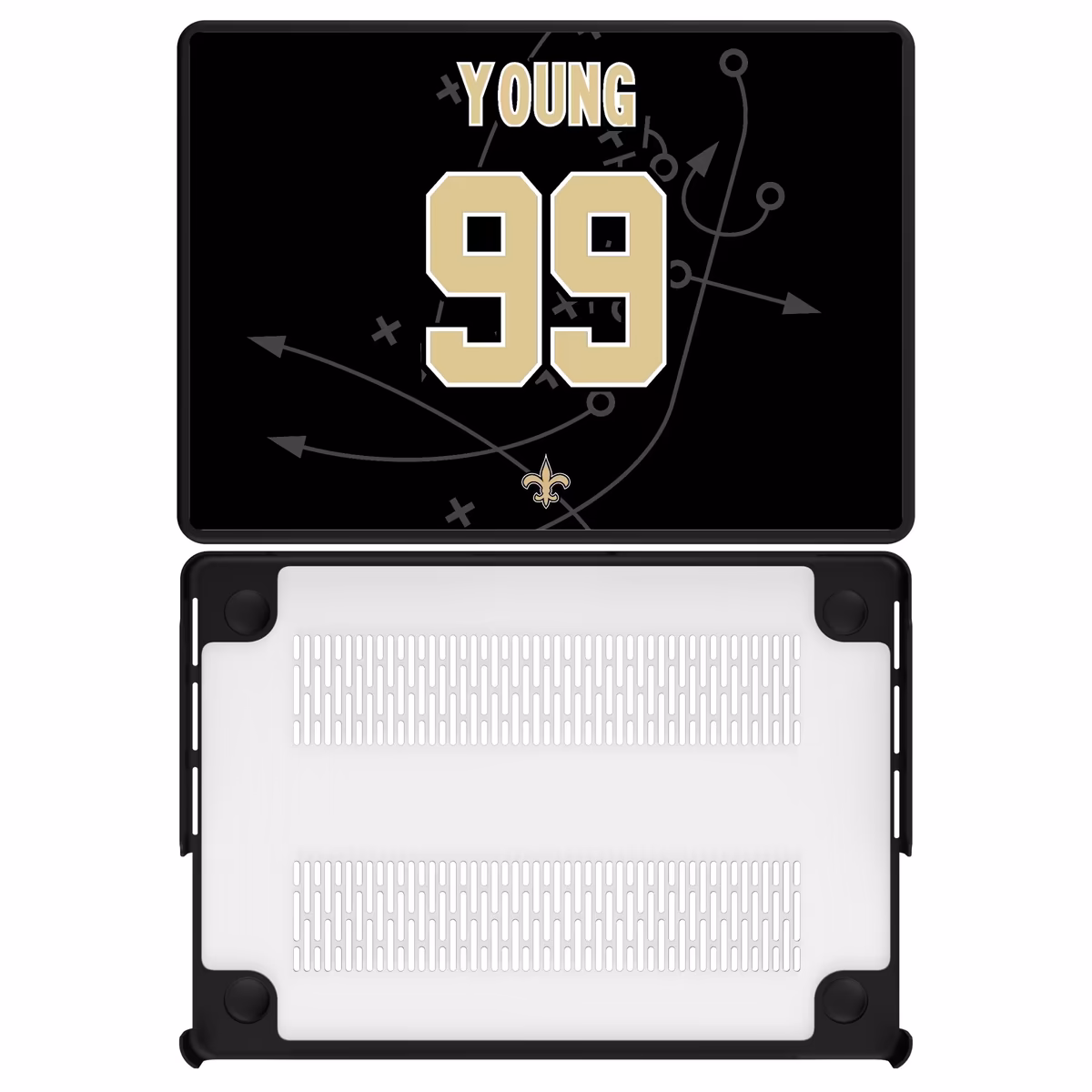 Keyscaper Chase Young New Orleans Saints MacBook Case