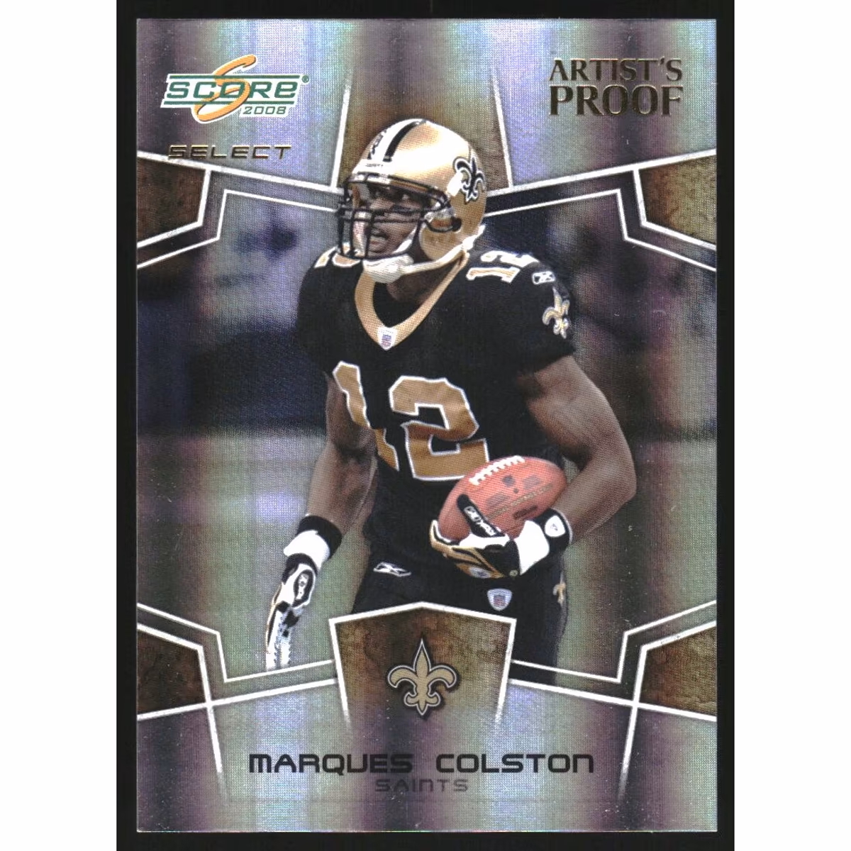 2008 Select Artist's Proof #195 Marques Colston 2 2008 Select Artist's Proof #195 Marques Colston