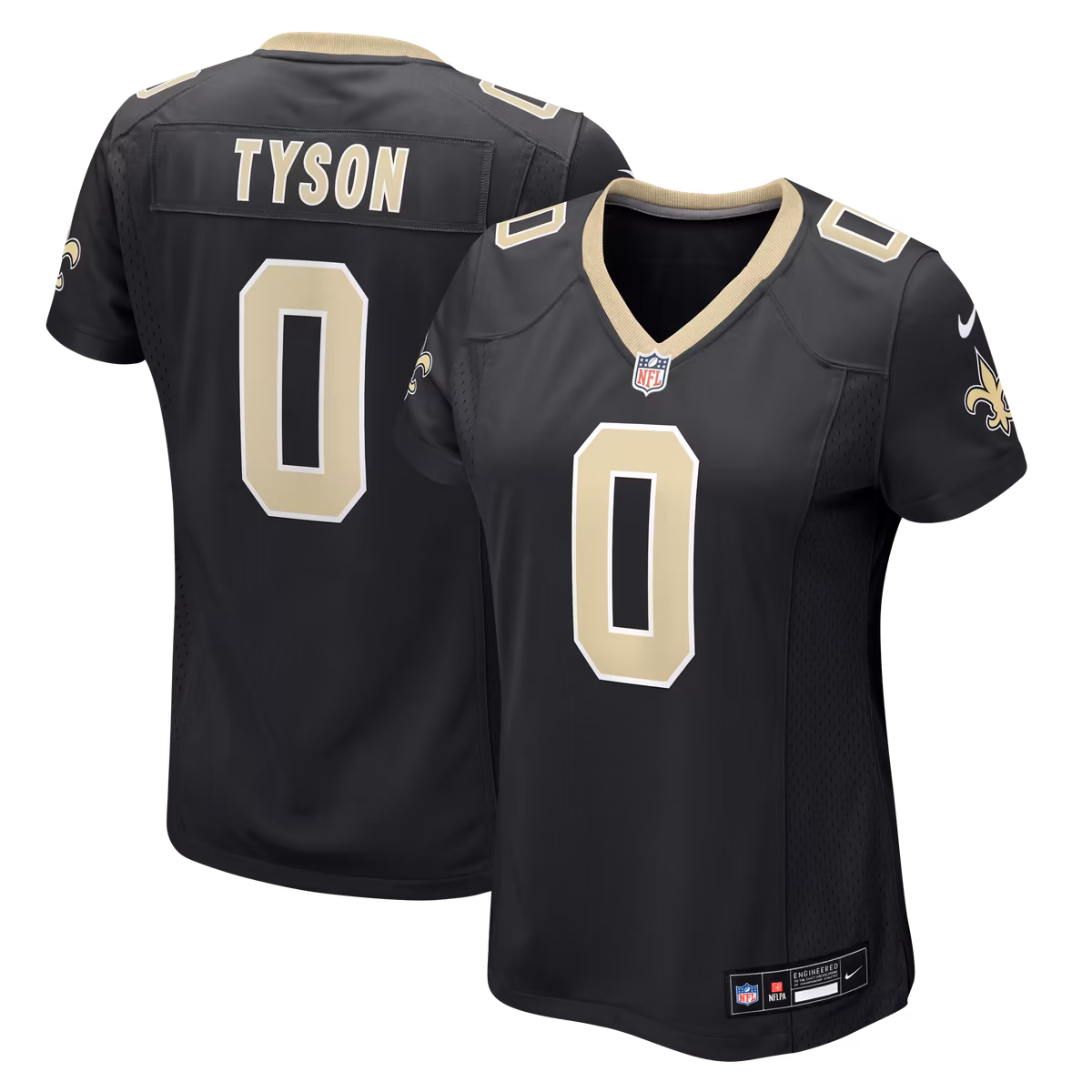 Women's Nike Jordyn Tyson Black New Orleans Saints Game Jersey