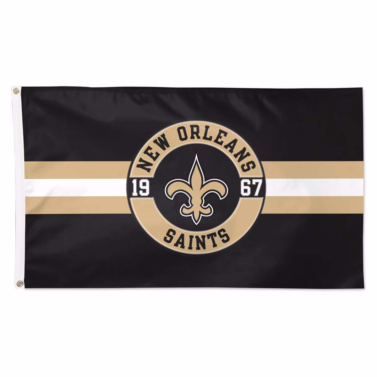 WinCraft New Orleans Saints 3' x 5' Applique Flag 2 WinCraft New Orleans Saints 3' x 5' Applique Flag