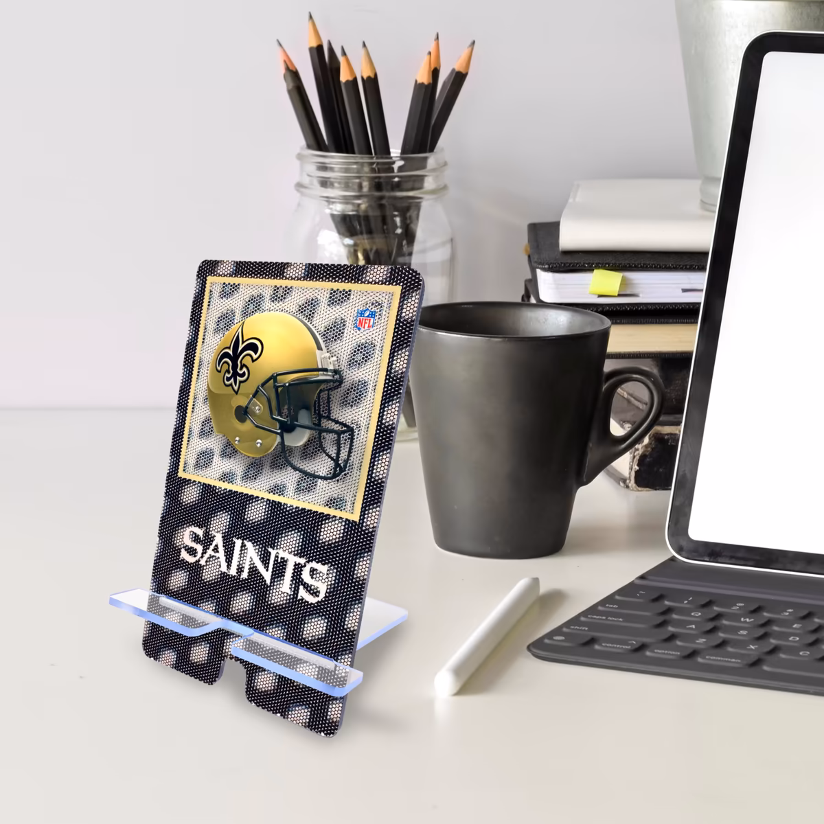 New Orleans Saints 5D Printed Phone Stand 4 New Orleans Saints 5D Printed Phone Stand
