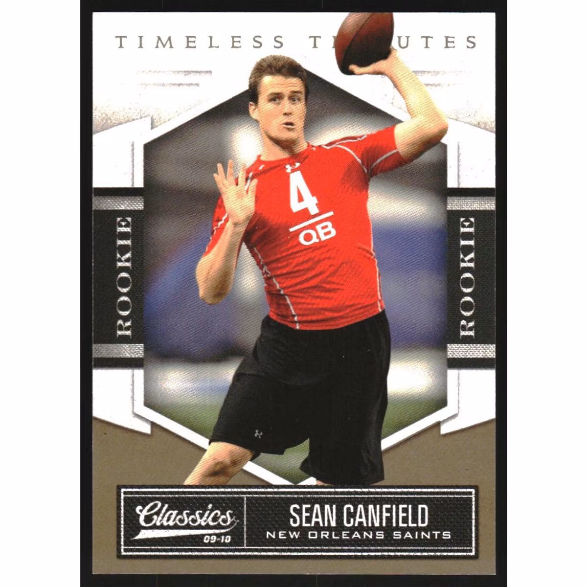 2010 Classics Timeless Tributes Gold #187 Sean Canfield