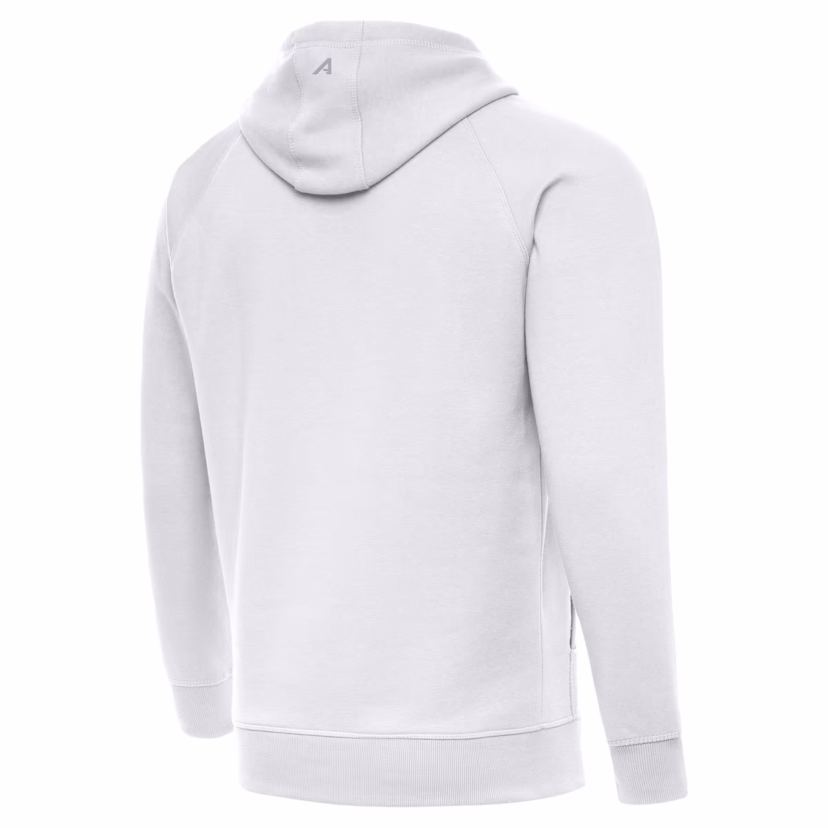 Men's Antigua White New Orleans Saints Brushed Carbon Victory Pullover Hoodie 4 Men's Antigua White New Orleans Saints Brushed Carbon Victory Pullover Hoodie