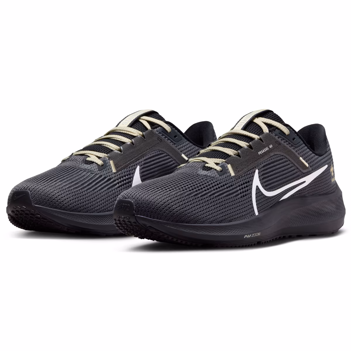 Unisex Nike Anthracite New Orleans Saints Zoom Pegasus 40 Running Shoe 4 Unisex Nike Anthracite New Orleans Saints Zoom Pegasus 40 Running Shoe
