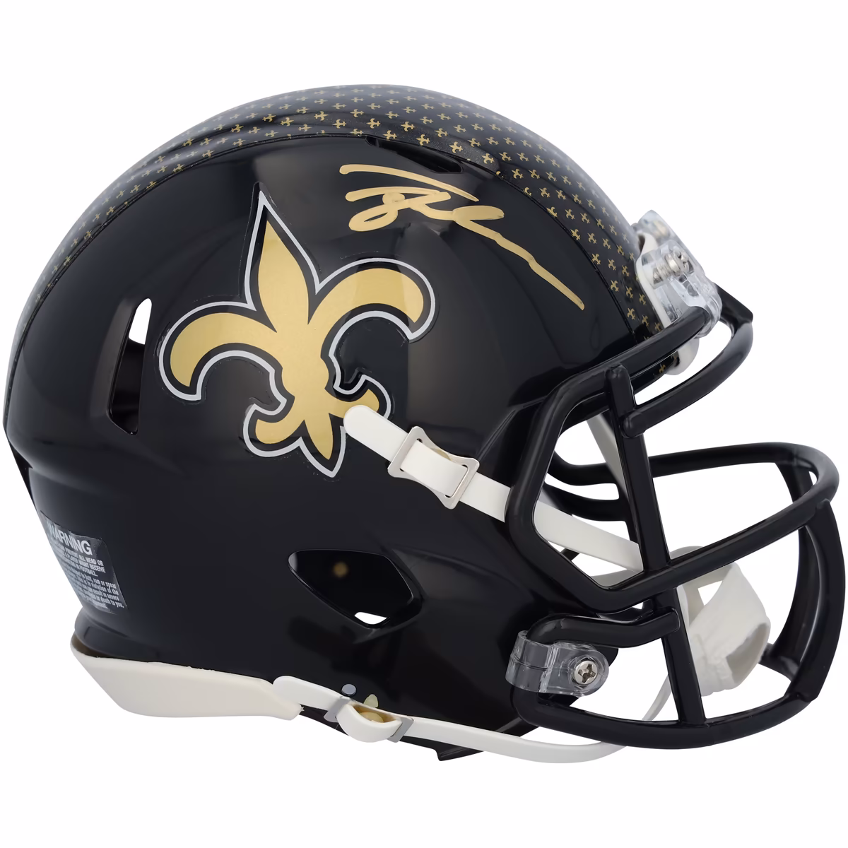 Tyler Shough New Orleans Saints Autographed Riddell 2022 Alternate Speed Mini Helmet