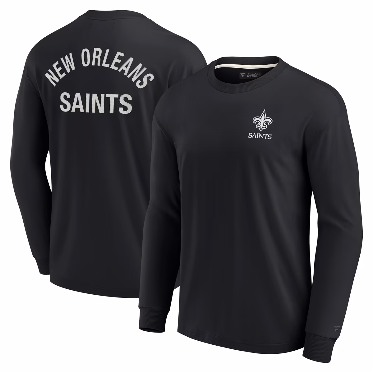 Unisex Fanatics Black New Orleans Saints Elements Super Soft Long Sleeve T-Shirt 8 Unisex Fanatics Black New Orleans Saints Elements Super Soft Long Sleeve T-Shirt