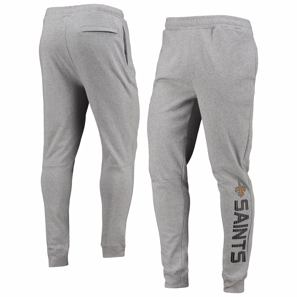 Men's MSX by Michael Strahan Heathered Gray New Orleans Saints Jogger Pants 1 Men's MSX by Michael Strahan Heathered Gray New Orleans Saints Jogger Pants