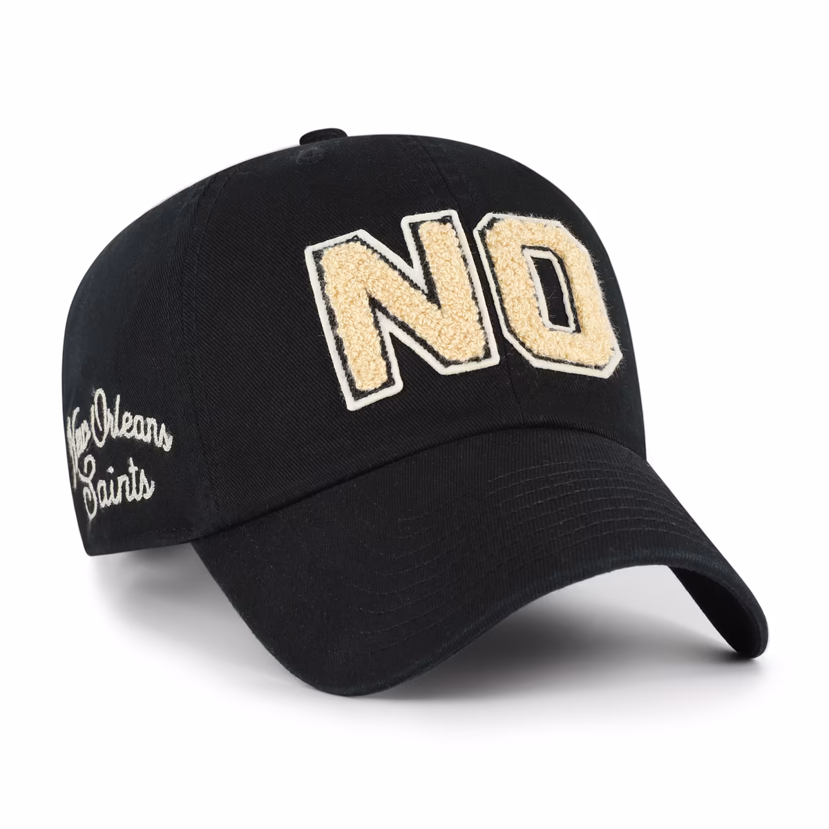 Women's '47 Black New Orleans Saints Zoey Clean Up Adjustable Hat 2 Women's '47 Black New Orleans Saints Zoey Clean Up Adjustable Hat