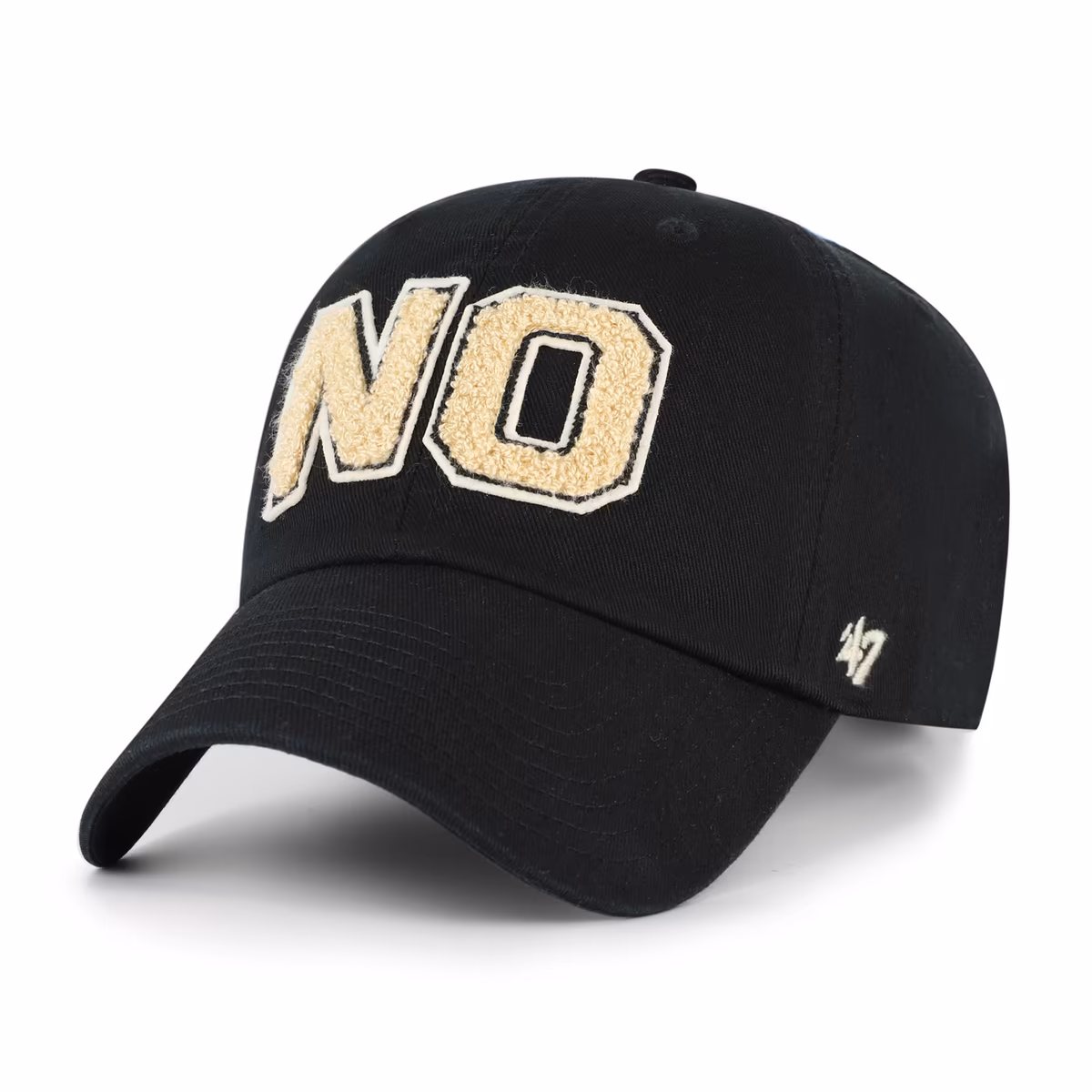 Women's '47 Black New Orleans Saints Zoey Clean Up Adjustable Hat 3 Women's '47 Black New Orleans Saints Zoey Clean Up Adjustable Hat