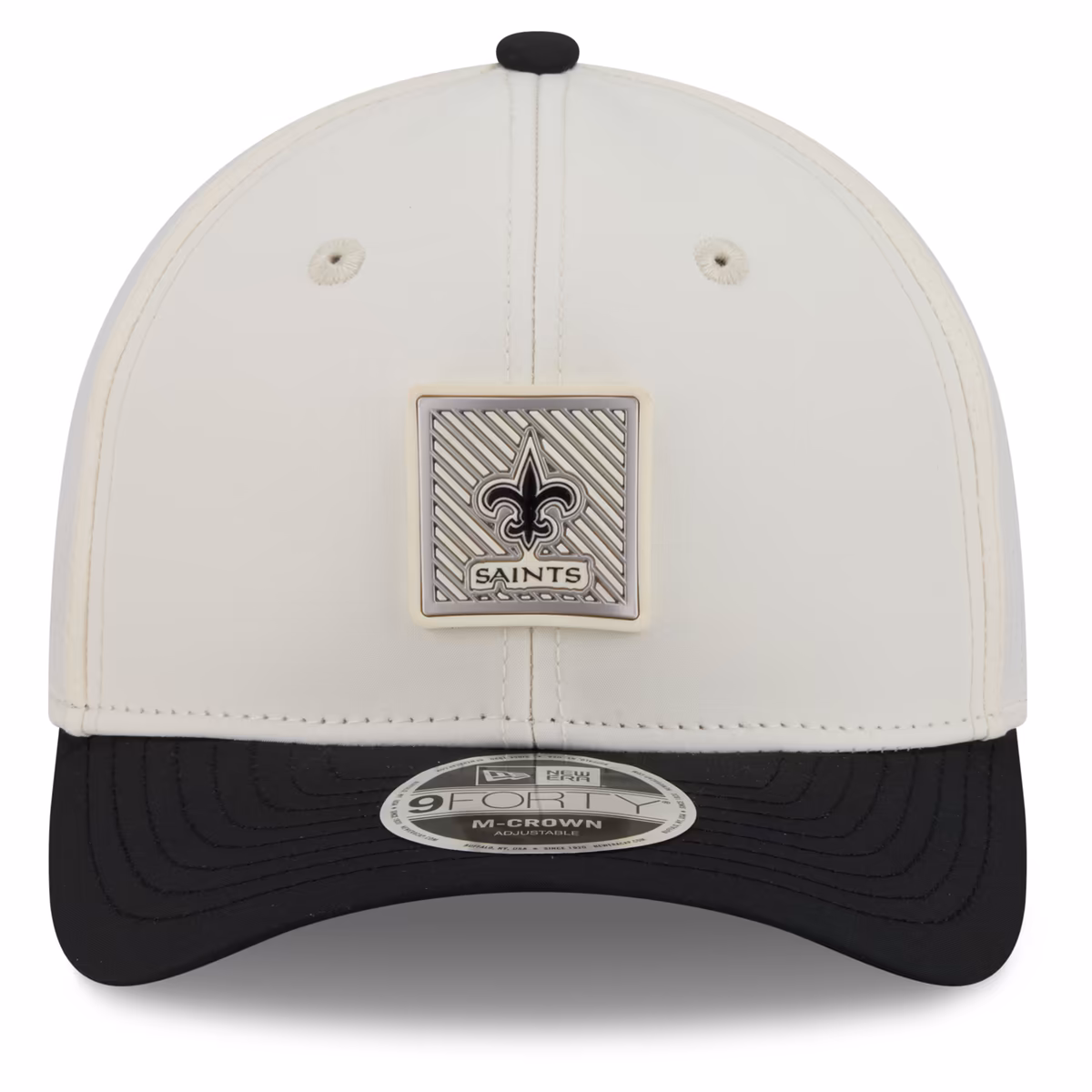 Men's New Era Cream/Black New Orleans Saints 2026 NFL Training Camp 9FORTY Adjustable Hat 3 Men's New Era Cream/Black New Orleans Saints 2026 NFL Training Camp 9FORTY Adjustable Hat